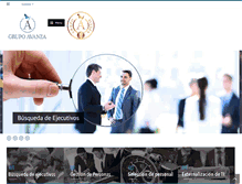 Tablet Screenshot of grupoavanza.com